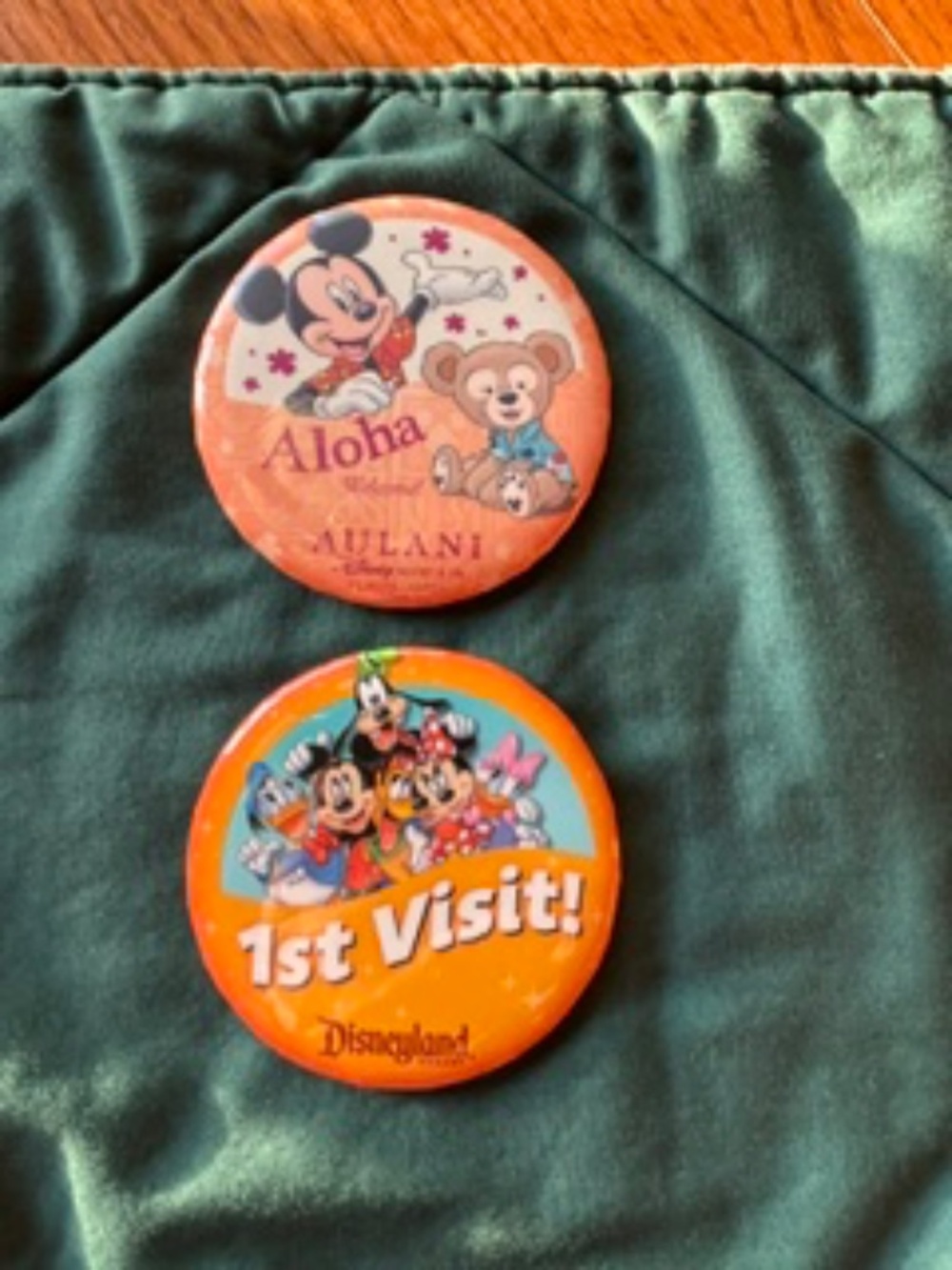 Disney Aulani and Disneyland 1st Visit Pins